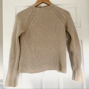 ‘S Max Mara beige sweater with cashmere blend knit size S